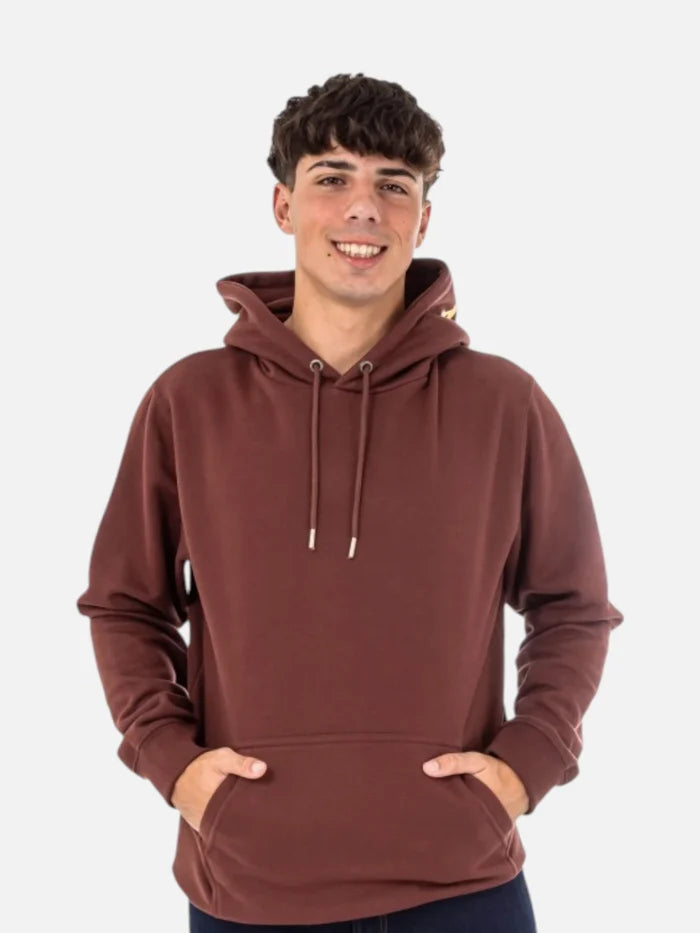 Buzo Dc Hood Logo Bordo