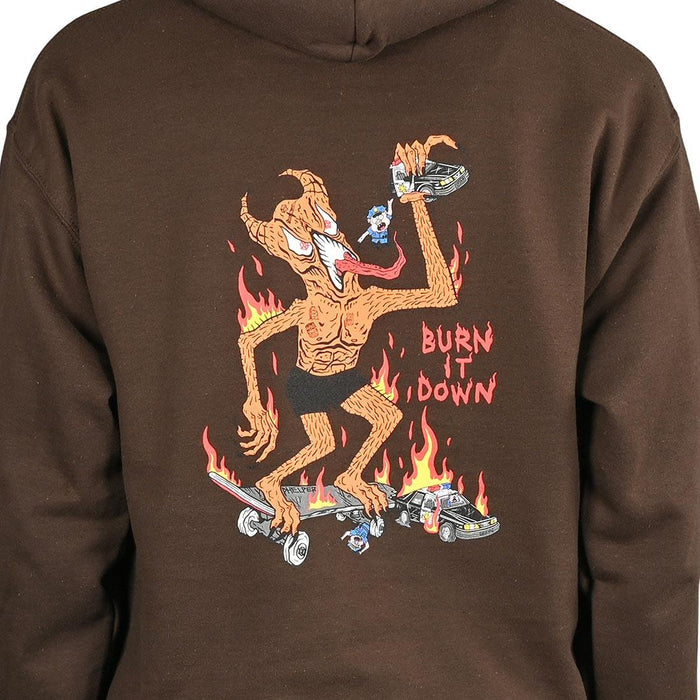 Buzo Thrasher Burn It Down Marron - Indy