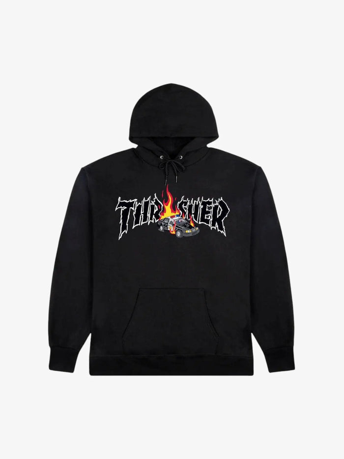 Buzo Thrasher Cop Car Negro