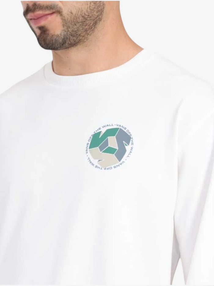 Buzo Vans Cyrcle V Crew Rustico Crema