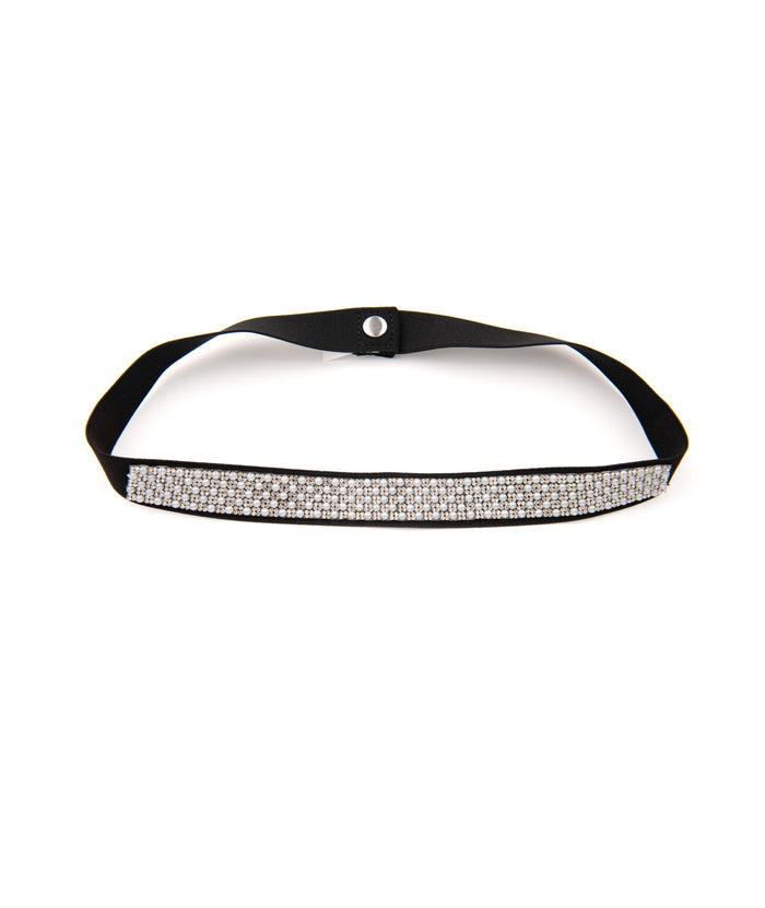 By Debra Girls Mini Pearl Elastic Belt Accessories By Debra Black Y/S (7/8)