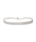 By Debra Girls Mini Pearl Satin Belt Accessories By Debra Ivory Y/S (7/8)