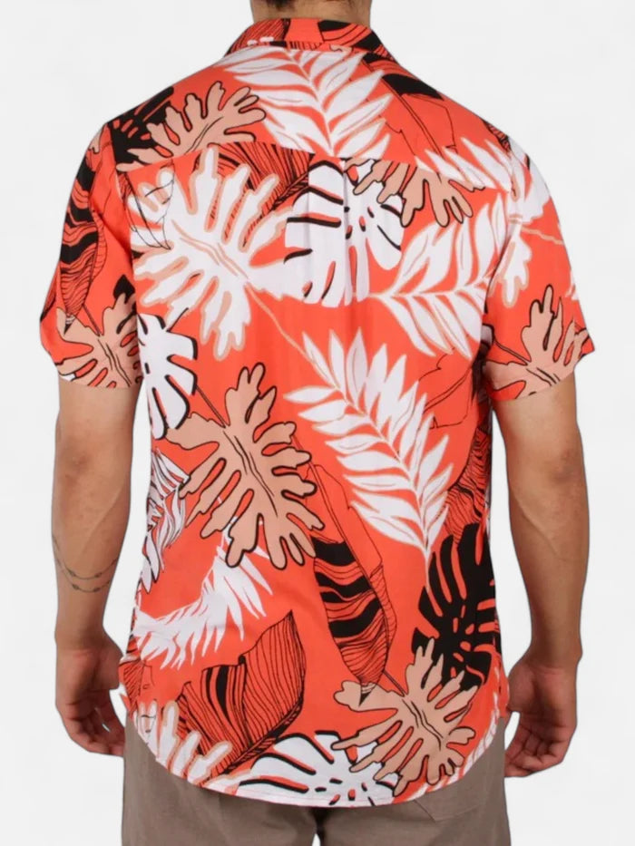 Camisa Gotcha Backyards Rojo