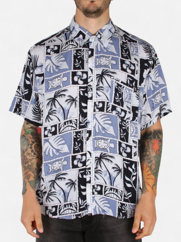 Camisa Gotcha Flip Azul