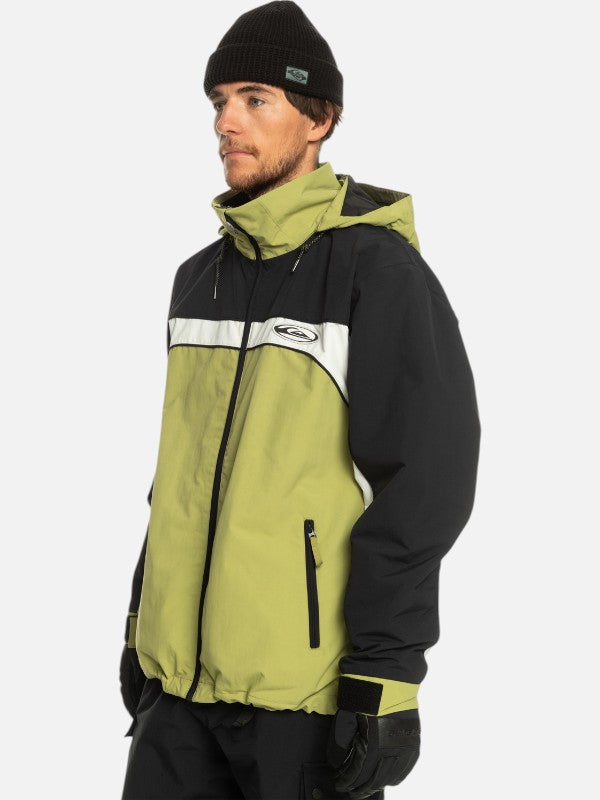 Campera Quiksilver Snow Live Wire Verde Oliva