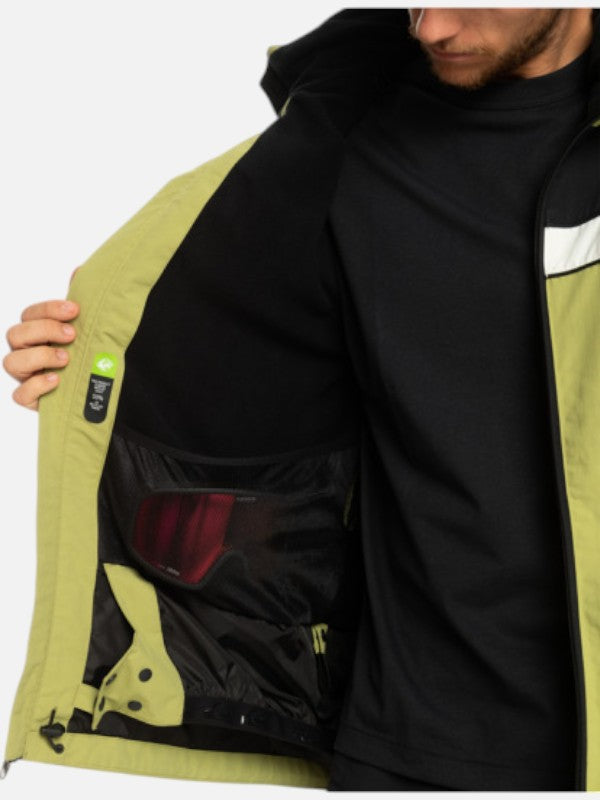 Campera Quiksilver Snow Live Wire Verde Oliva