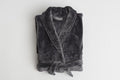 Charcoal Silk Touch Bathrobe