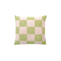 Checkerboard Kiwi Pink Cushion - Rugs by Roo