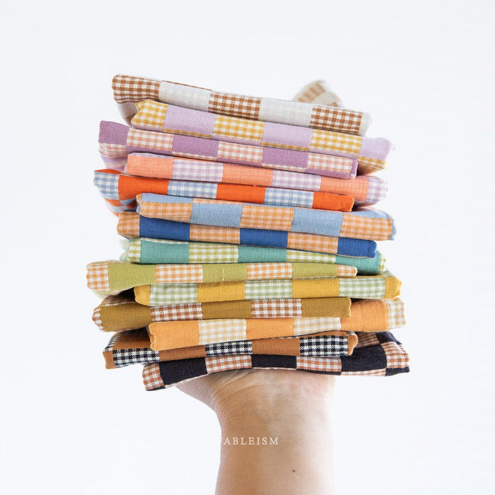 Checkmate - Checkers - Sandalwood - Fableism Supply Co. - Simplifi Fabric