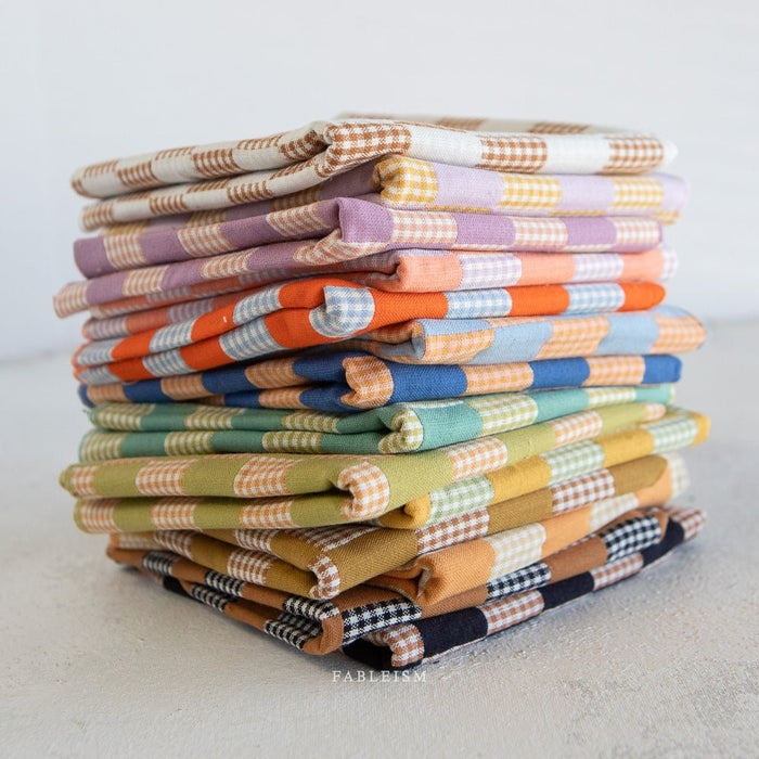 Checkmate - Checkers - Sandalwood - Fableism Supply Co. - Simplifi Fabric
