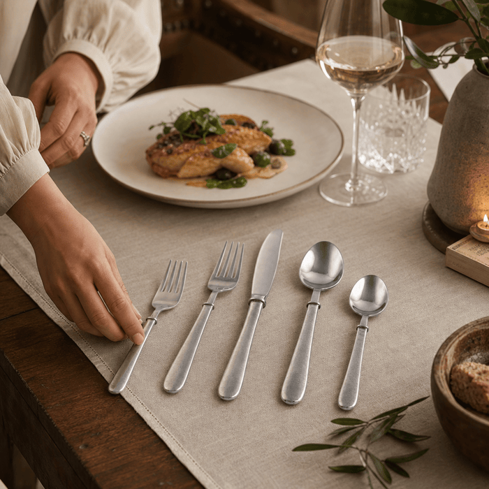 Classic Pewter Placesetting 3