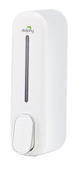 CLASSIC soap and shampoo dispenser in white, single 300ml chamber wall mounted