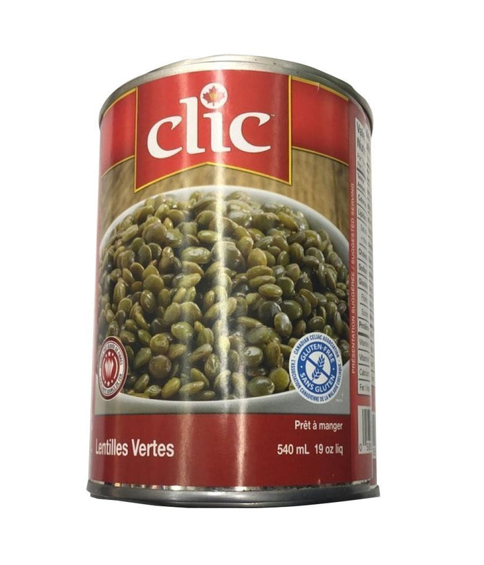 Clic Lentils Vertes - 540 Ml - Daily Fresh Grocery