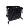 Collapsible Laundry Cart with vinyl bags
