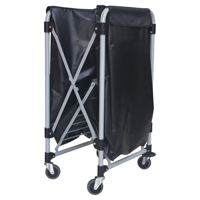 Collapsible Laundry Cart with vinyl bags