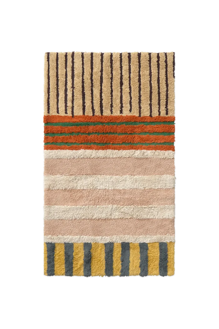 Color On Clay Washable Rug