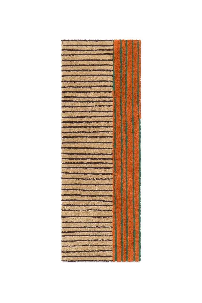 Color On Clay Washable Runner Rug