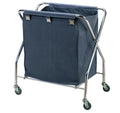 Compact Housekeeping Linen Trolley (foldable cart )