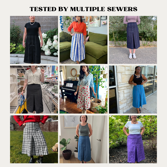 Cool Skirt PDF Pattern - Lydia Naomi - Simplifi Fabric