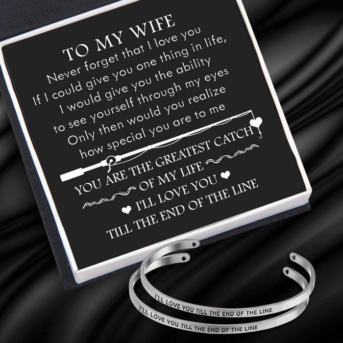 Couple Bracelets - Fishing Lovers - To My Wife - You Are The Greatest Catch Of My Life - Gbt15009