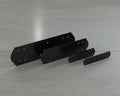 Crowned Style Straight Brackets - Various Sizes - Madison Iron and Wood