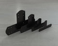 Crowned Style T Brackets - Various Sizes - Madison Iron and Wood