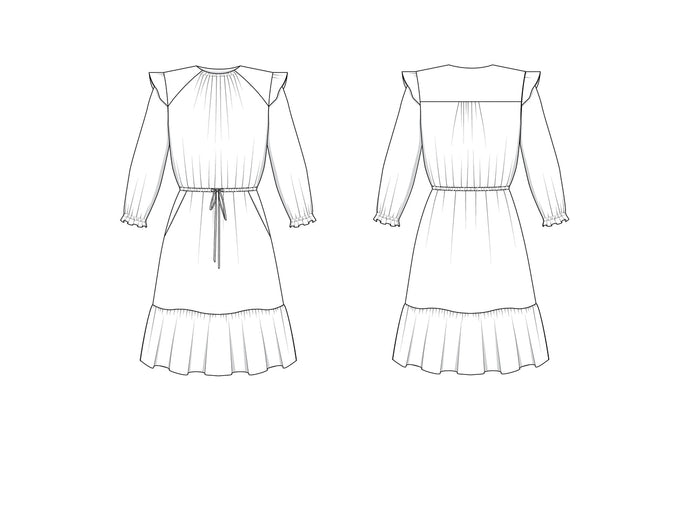 Davenport Dress Pattern - Friday Pattern Company - Simplifi Fabric