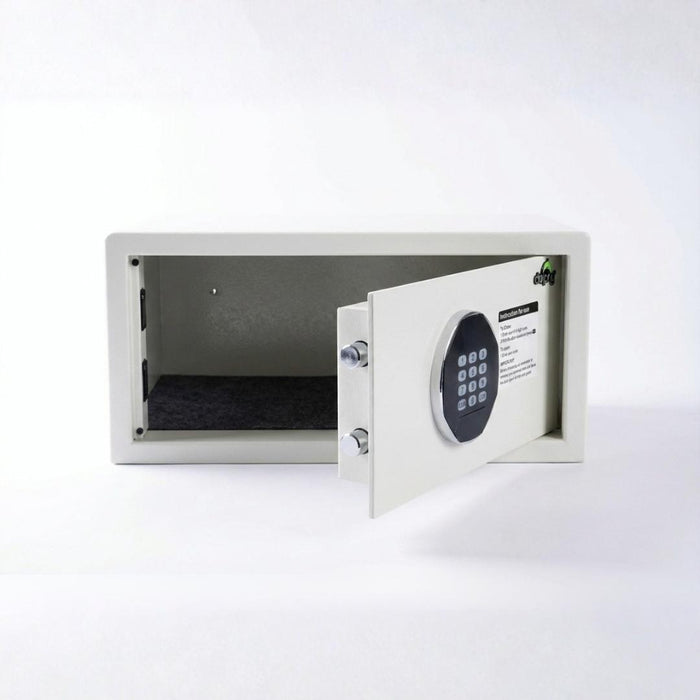 Deluxe Digital Hotel Safe – Commercial Grade (White)