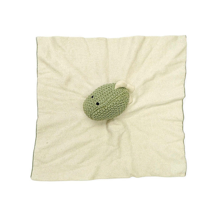 Dinosaur - Organic Baby Lovey Security Blanket Texture