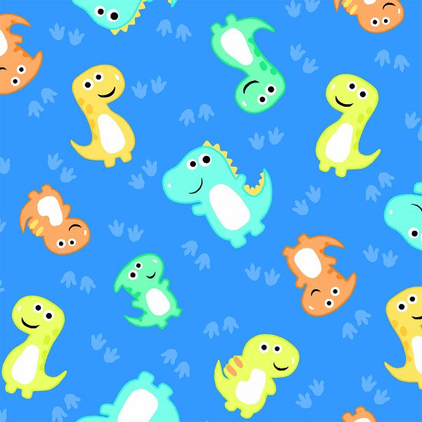 Double Sided Flannel Blanket - Dinosaurs Comfy Flannel