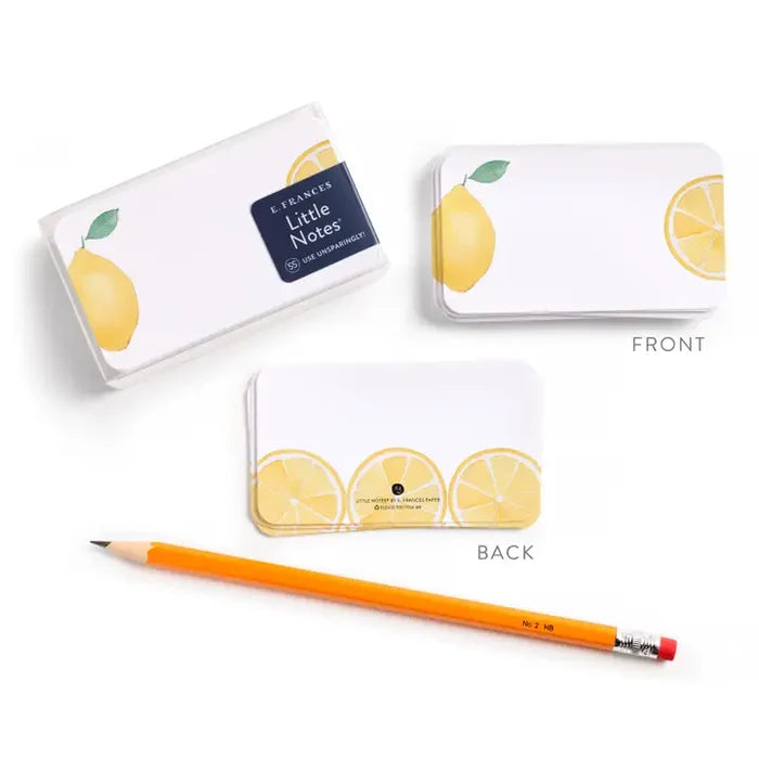 E Frances Little Notes -Lemon