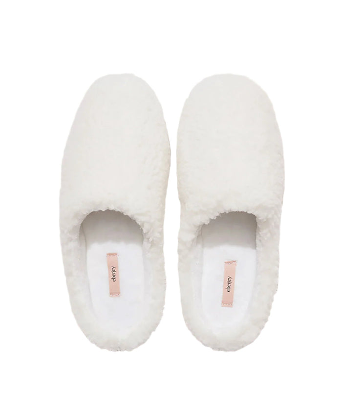 Eberjey Women Sherpa Slippers Ivory Accessories Eberjey
