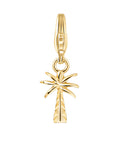 Electric Picks Charm Palm Tree Accessories Electric Picks Gold