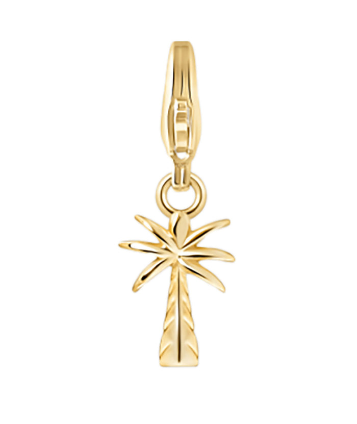Electric Picks Charm Palm Tree Accessories Electric Picks Gold