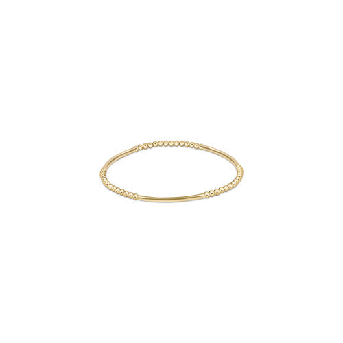 enewton Bliss Bar Pattern Gold 2.5mm Bracelet