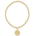 enewton Classic Gold 3mm Bracelet - Blessing Gold Disc