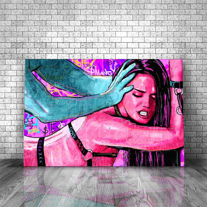 20 x 16 - Small / Gallery Wrap / Pink