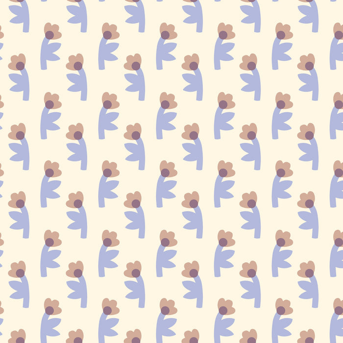 Evening Bloom - Ivory - Firefly Moon - Leah Duncan - Cloud 9 Fabrics - Poplin - Simplifi Fabric