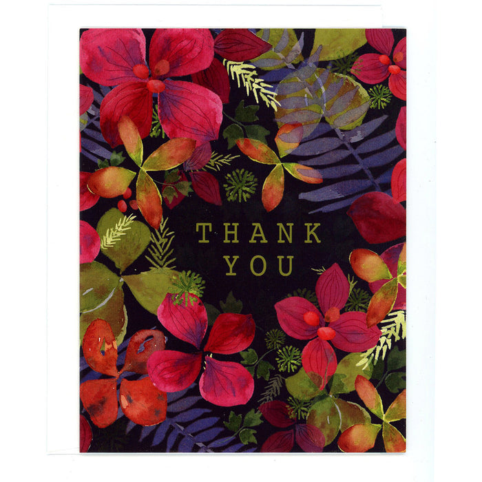 Fall Foraging Thank You Card