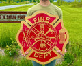 Fire Department Metal Sign - Madison Iron and Wood