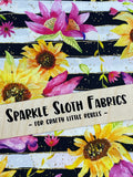 Floral - Sunflower Stripes