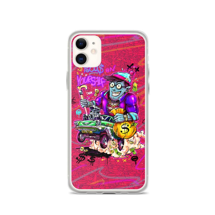 Focus On Yourself - Waldo Edition iPhone Case - REBHORN DESIGN