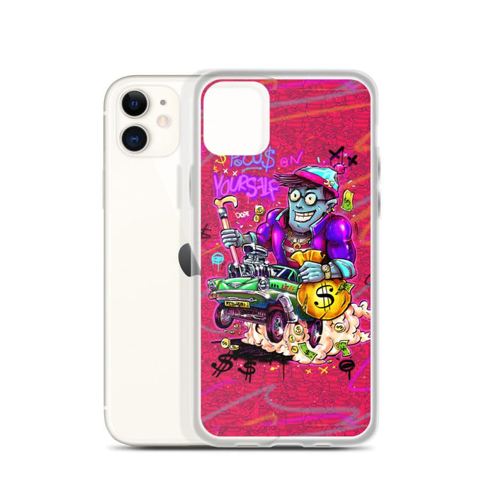Focus On Yourself - Waldo Edition iPhone Case - REBHORN DESIGN