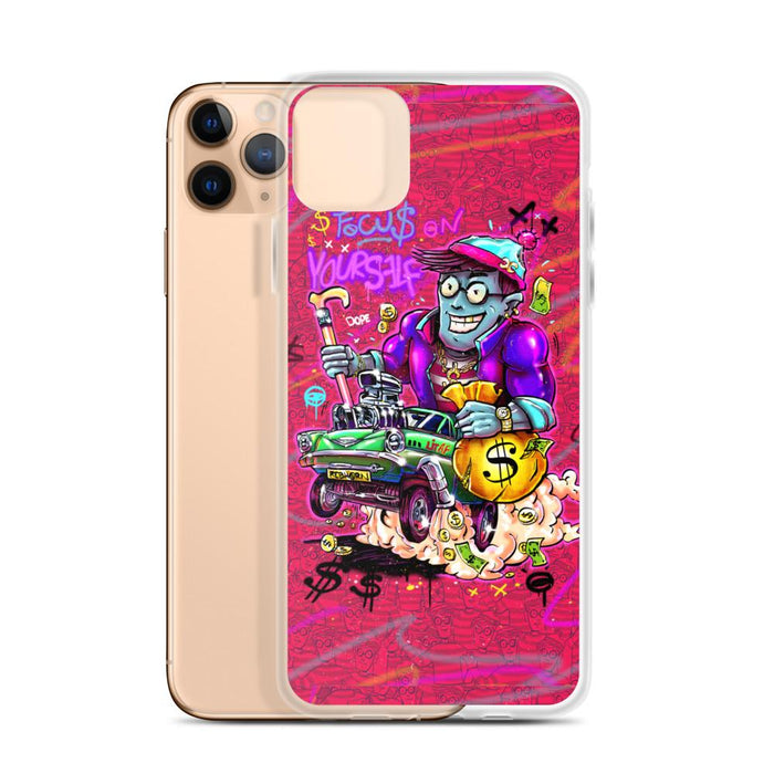 Focus On Yourself - Waldo Edition iPhone Case - REBHORN DESIGN