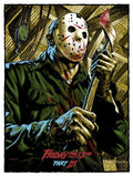 Friday the 13th Part III by Jason Edmiston, 18" x 24" Screen Print
