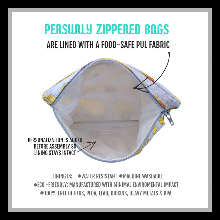 Game On Personalized Reusable Food Bag