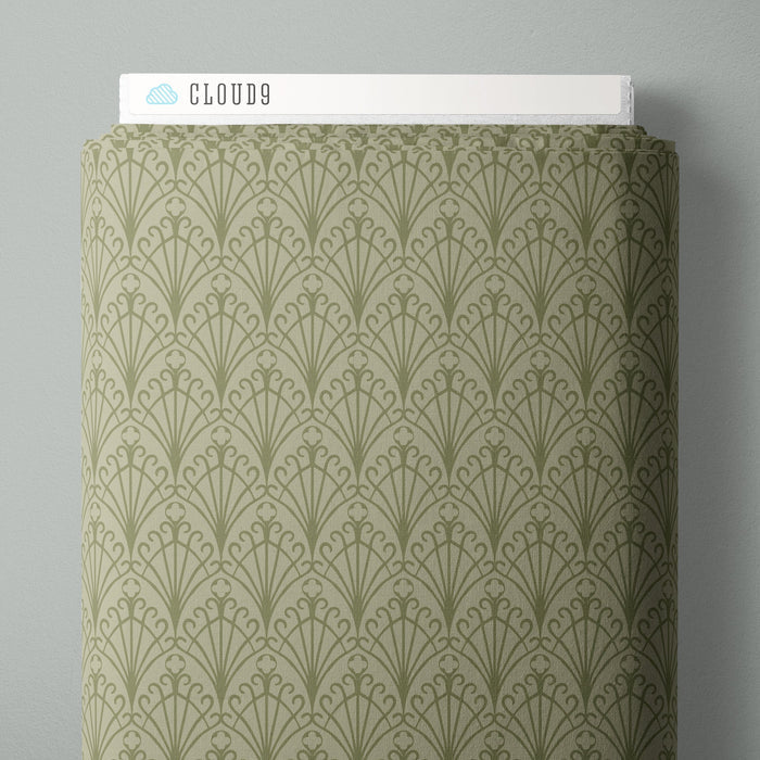 Garden Gate - Moss - Twilight Reverie - Lisee Ree Designs - Cloud 9 Fabrics - Poplin - Simplifi Fabric