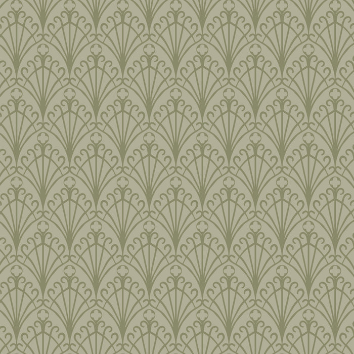 Garden Gate - Moss - Twilight Reverie - Lisee Ree Designs - Cloud 9 Fabrics - Poplin - Simplifi Fabric