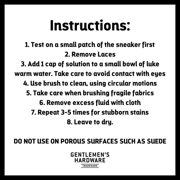 Gentlemen's Sneaker Cleaning Kit