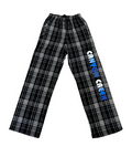 Girls Canyon Creek Ombre Letters Plaid Camp Flannel Pant Distressed/seasonal girls Frankie's Exclusives Plaid Y/S (6/7)